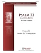 Psalm 23 SATB choral sheet music cover